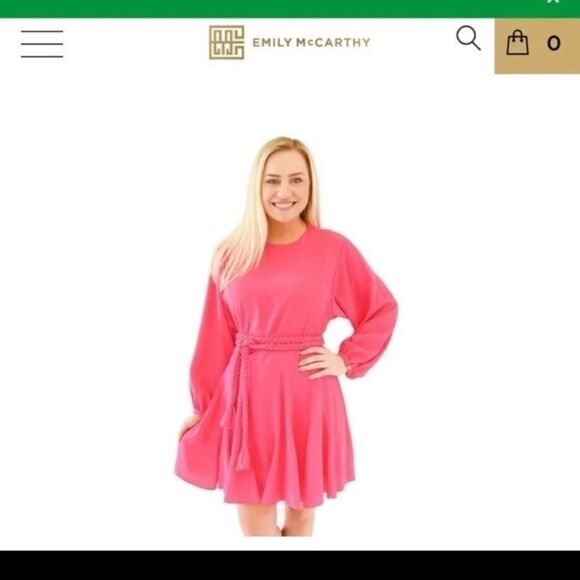 DISCONTINUED NWT Emily McCarthy Swing Dress Medium - Picture 1 of 6